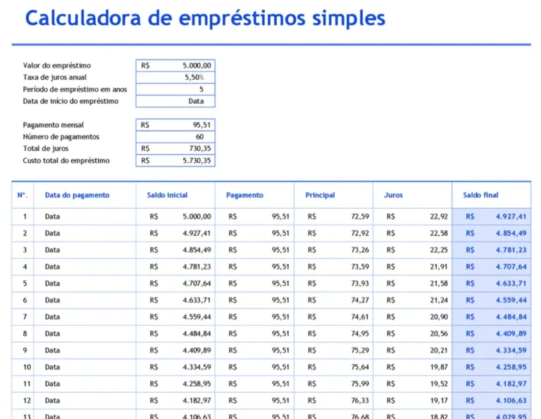 calculadora e planilha do excel abertas