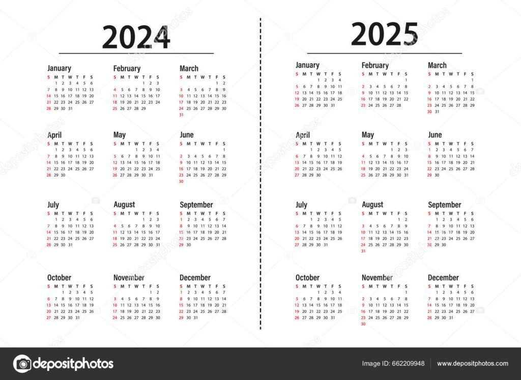 calendario com destaque nos primeiros dias