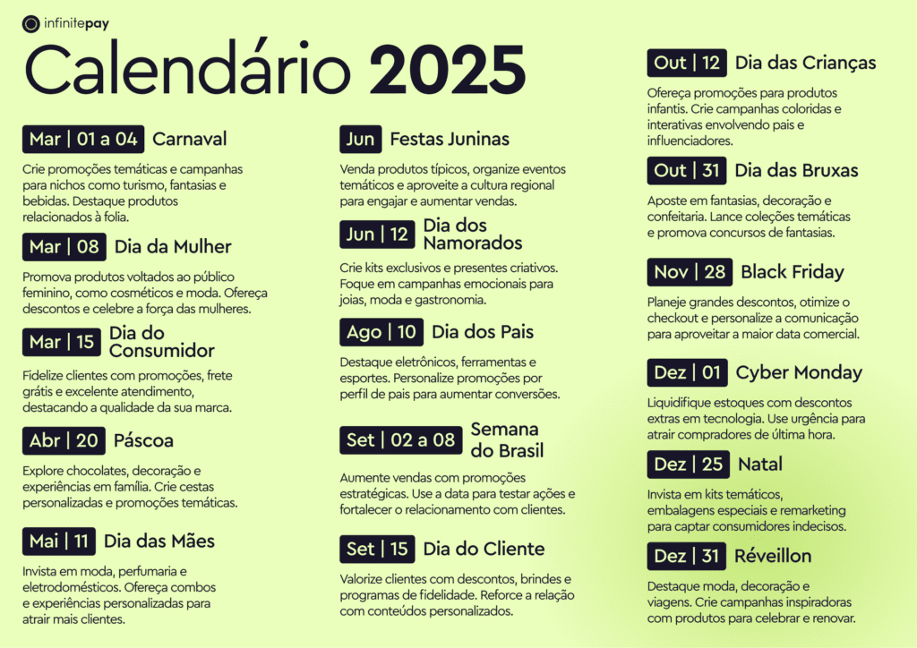 calendario com marcacoes de datas importantes 1