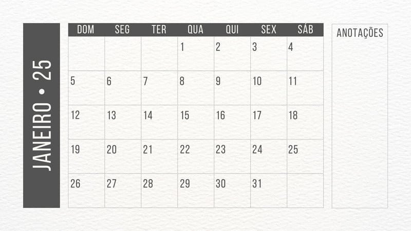 calendario destacando o mes de dezembro