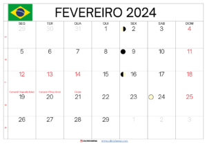 calendario marcando o final de fevereiro