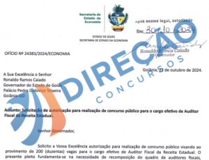 captura de tela do site da sefaz goias