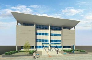 foto da fachada da delegacia da receita federal