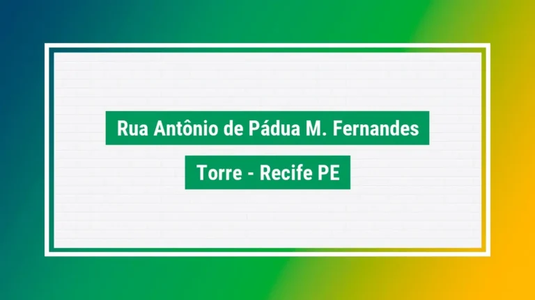 foto da rua antonio de padua m fernandes