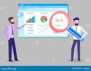 grafico de analise de dados em equipe
