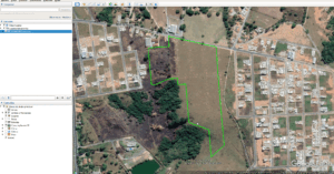 grafico de lotes de terrenos urbanos