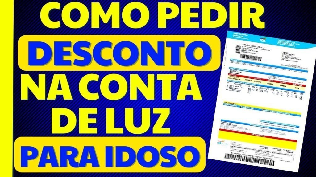 idoso feliz com conta de luz reduzida