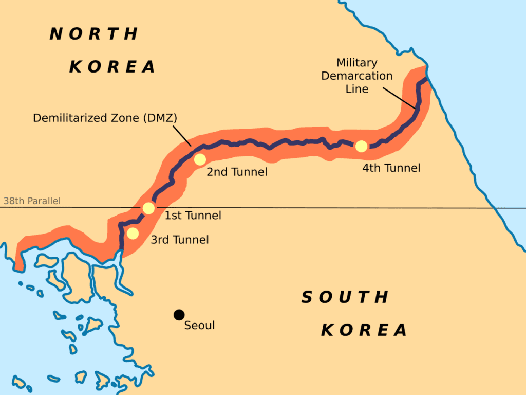 Qual é a principal diferença entre a Coreia do Norte e a Coreia do Sul