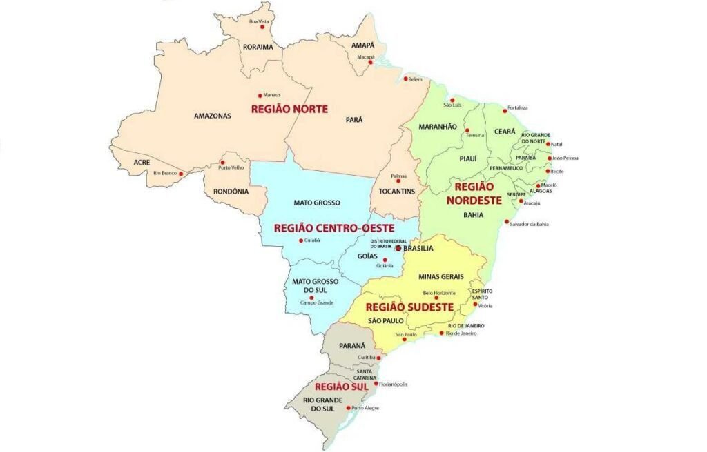 Quantos estados e territórios federais existem no Brasil