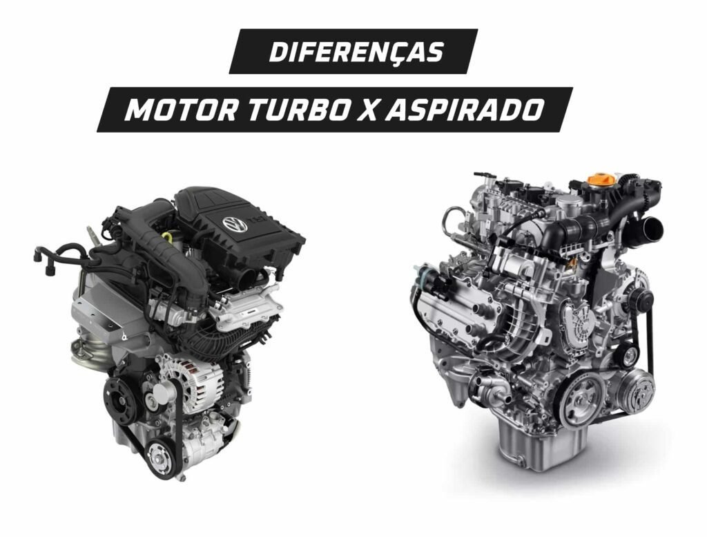 Qual é a diferença entre motor turbo e motor aspirado