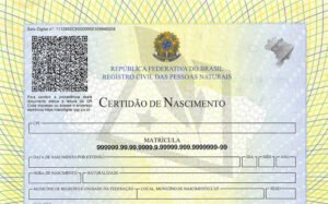registro de nascimento em cartorio