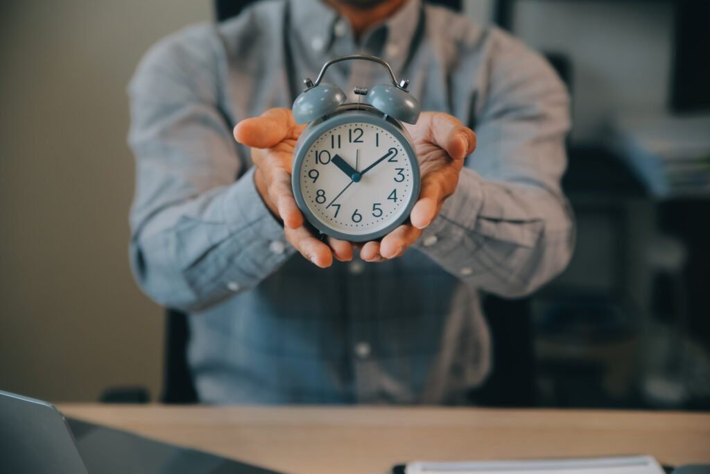 relogio simbolizando tempo e trabalho