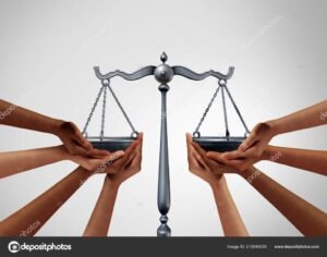 uma balanca simbolizando justica e igualdade